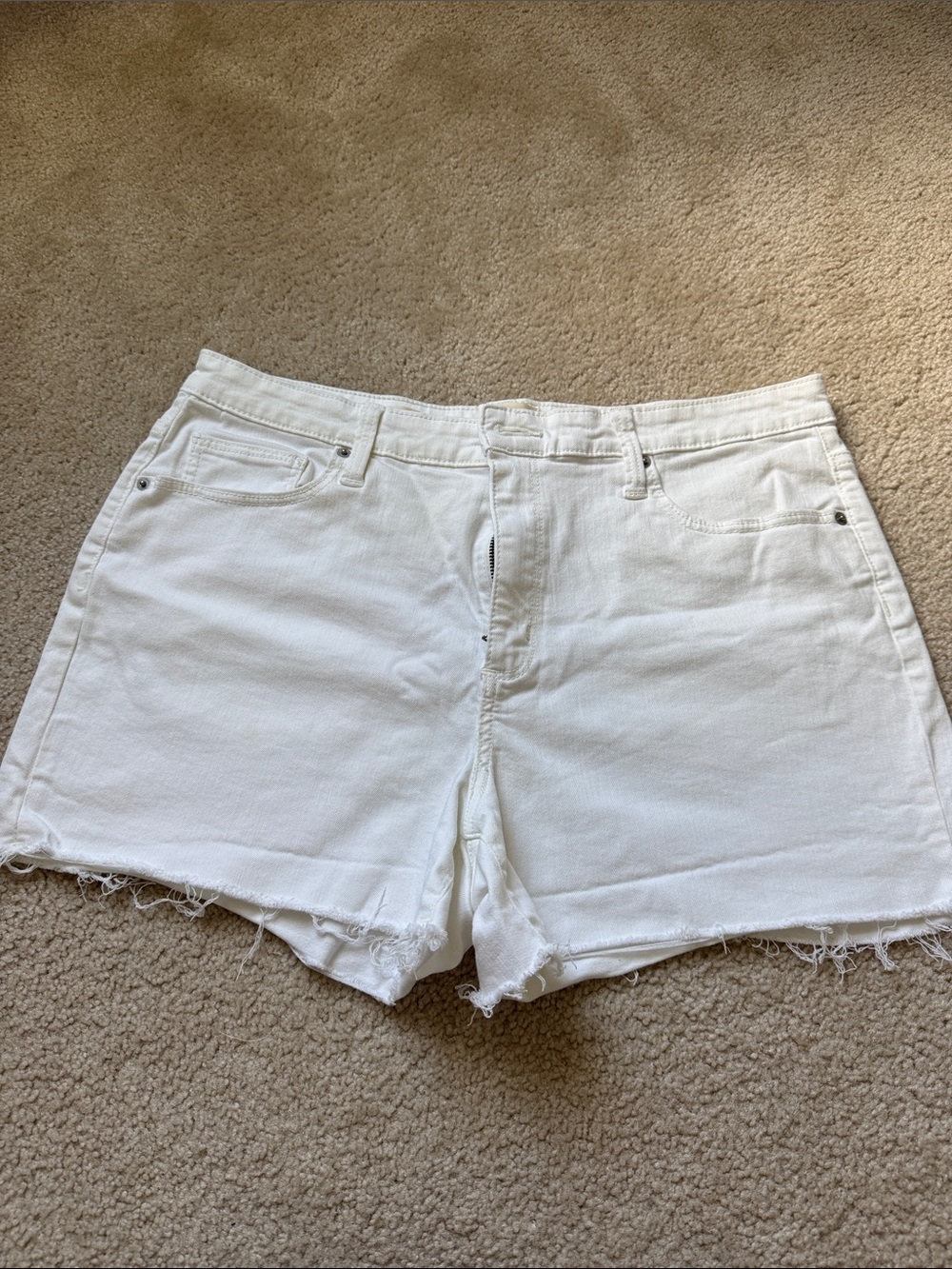 Universal Thread White Denim Cutoff Shorts